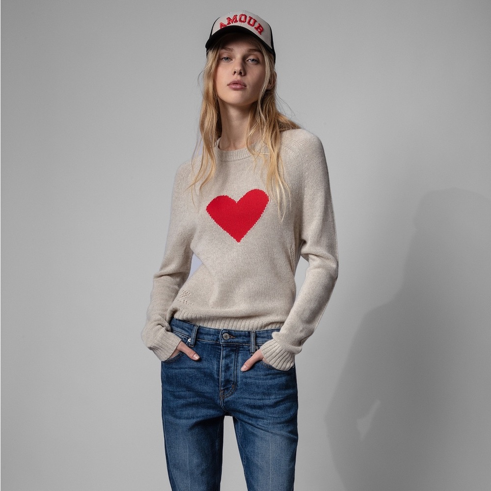Zadig & Voltaire - lili heart sweater